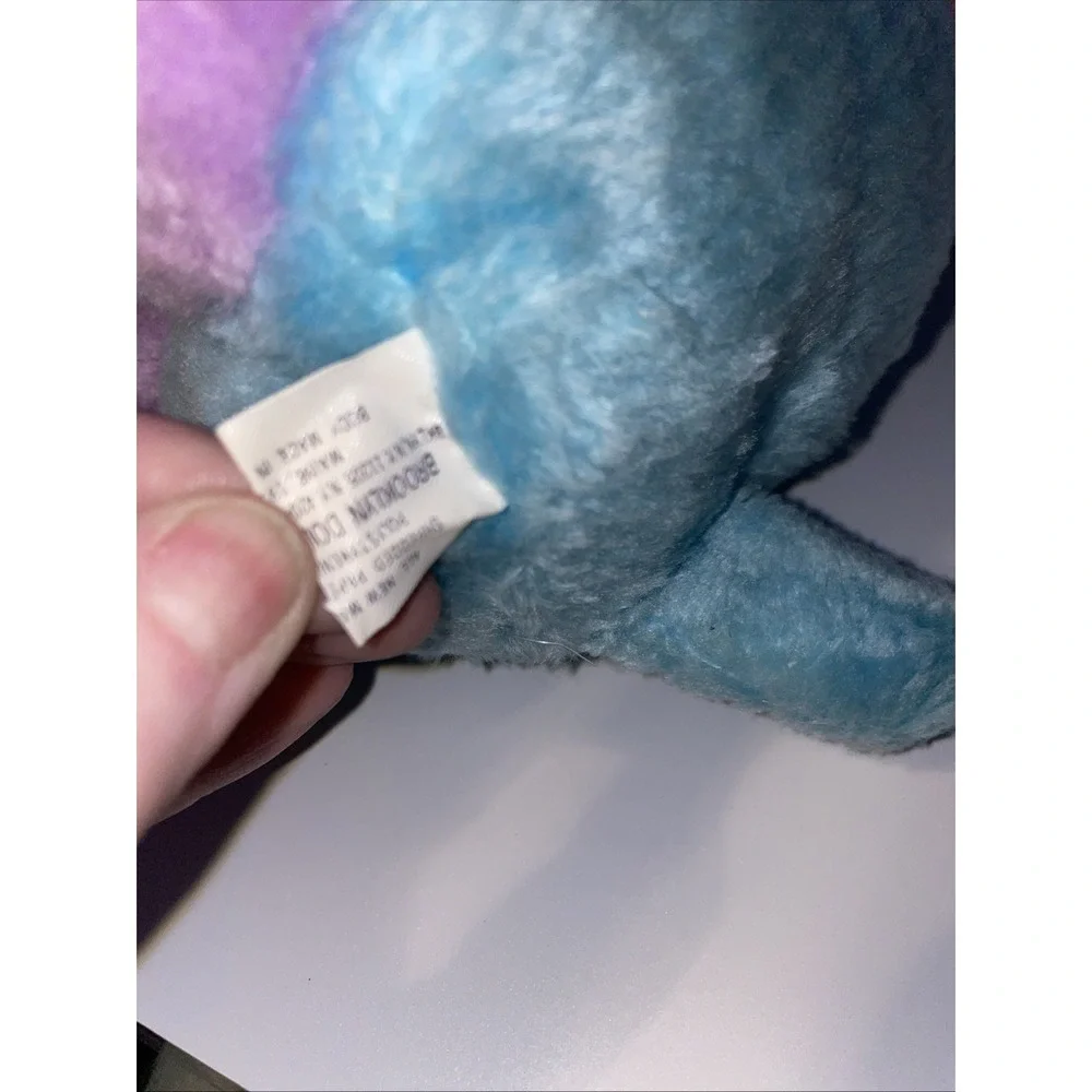 Vintage Colorful Scottie Toys‎ Plush Hippo, Hippopotamus 1982